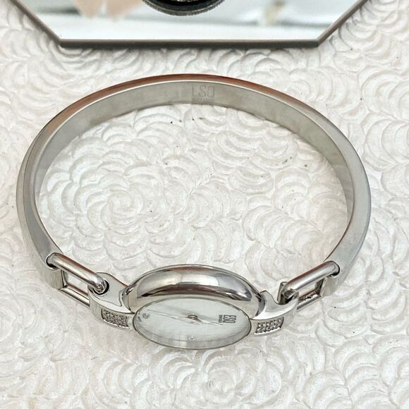 ESQ by Movado Diamond Accented Swiss Quartz Bangle Watch Mother of Pearl - Picture 12 of 14